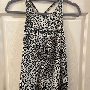 Burn boot camp leopard tank